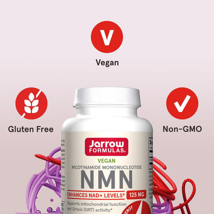 Jarrow Formulas Nicotinamida Mononucleótido – 60 comprimidos por envase: Suministro para un mes siguiendo la dosis – Image 4