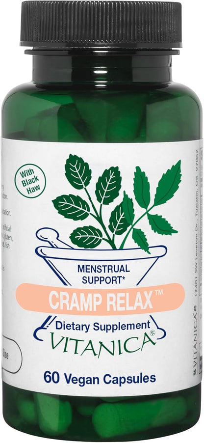 Vitanica Cramp Relax, Apoyo Menstrual, – Calcio: Contribuye al funcionamiento normal de los músculos y a la – Image 5