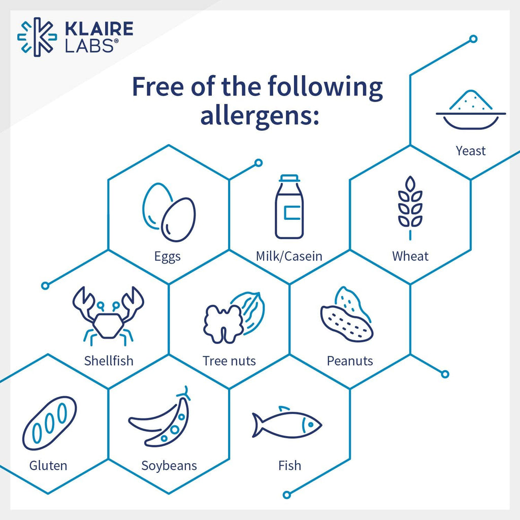 Klaire Labs SFI Health C Plus con Bioflavonoides - Mezcla óptima de vitamina C con complejo de bioflavonoides cítricos (90 cápsulas)