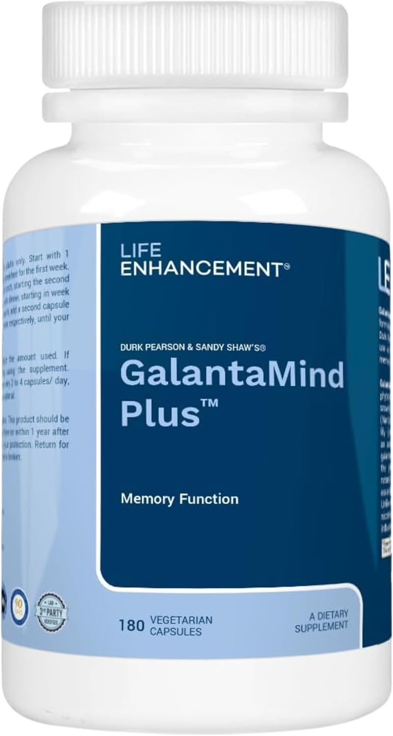 Galantamind Plus - 180 Cápsulas - Memoria y Concentración con Galantamina