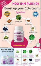 HOO-IMM Plus (D) Cápsulas - Suplemento Inmunitario Natural, 60 Cápsulas