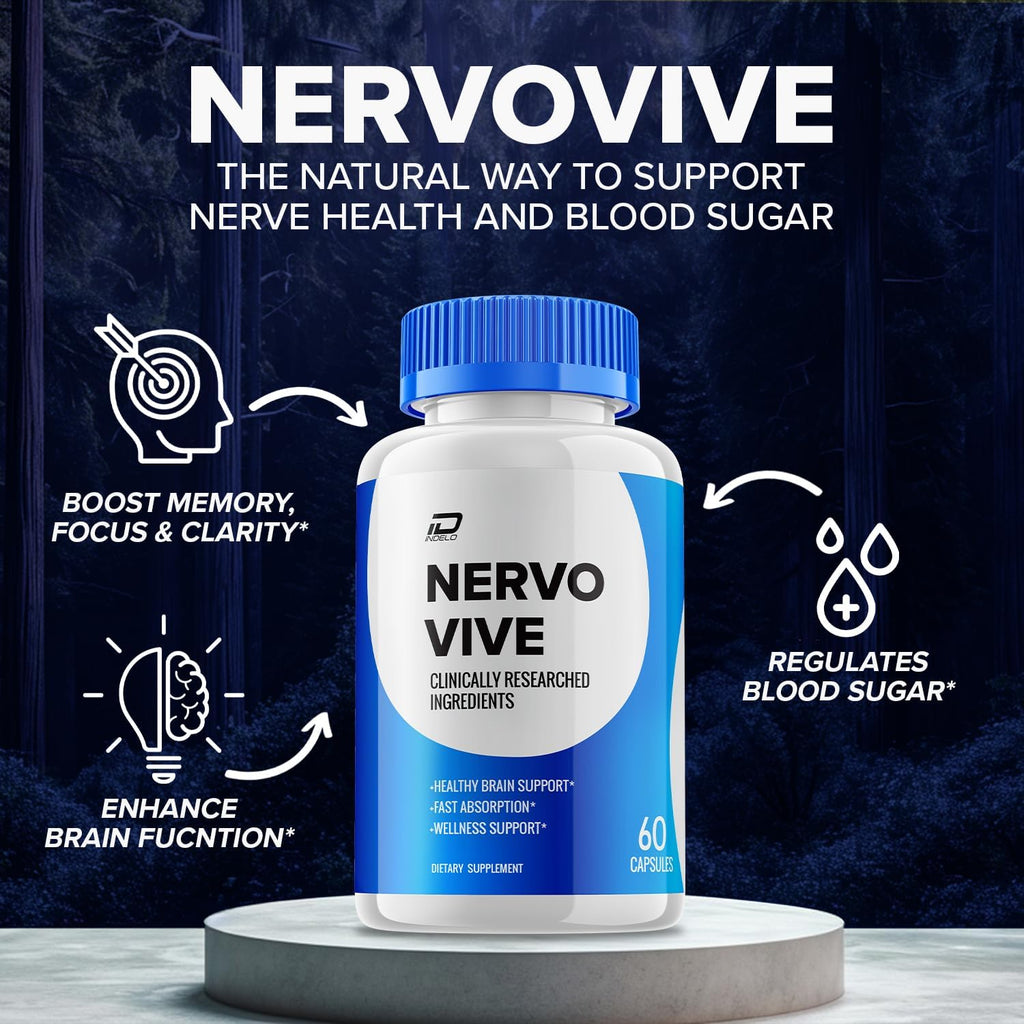 Nervo Vive Suplemento Cerebral – Fórmula Máxima Potencia Natural para Memoria y Concentración (3 Paquetes – 180 Cápsulas)