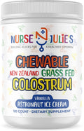Colostro Masticable para Niños de Nurse Julie's - 120 Comprimidos - Apoyo Inmunitario y Digestivo