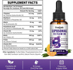 Complejo B Liposomal Líquido con Metilcobalamina y Folato, 60 ml