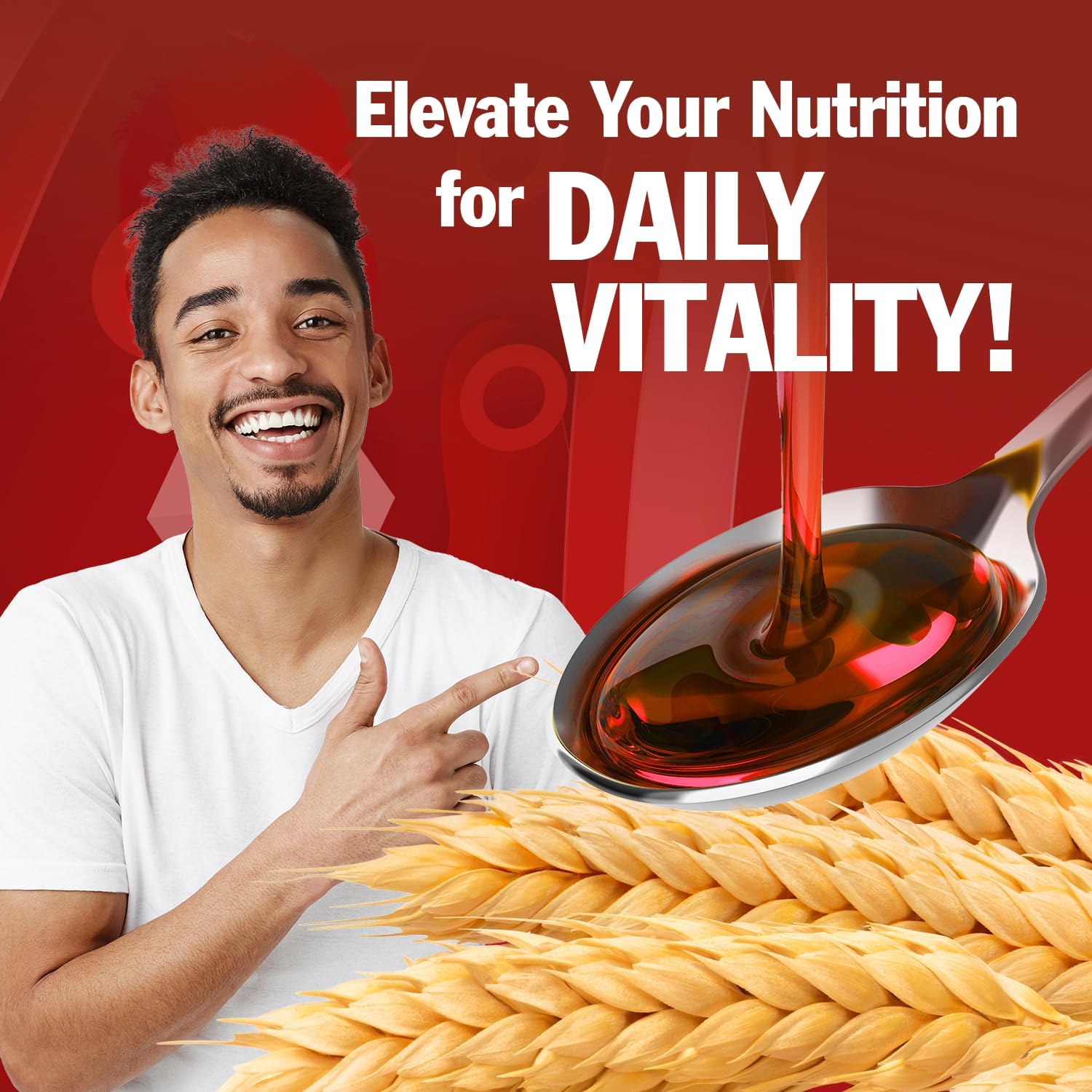 Suplemento Dietético de Vitamina B12 Maltaglobin, Apoyo a la Hemoglobina, Vitaminas B12 para la Energía, 8 fl oz, 1 Envase