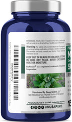 NusaPure Cápsulas de Hoja de Gordolobo, 500 mg, 150 Cápsulas Vegetales (No OGM, Vegano)