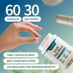 Snap Supplements Irish Sea Moss con Bladderwrack, Burdock Root y Yodo – 60 Cápsulas Veganas
