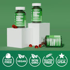 Rhodiola Rosea Gummies – Gomitas Adaptógenas Sin Azúcar, 60 uds – Sabor a Bayas Mixtas