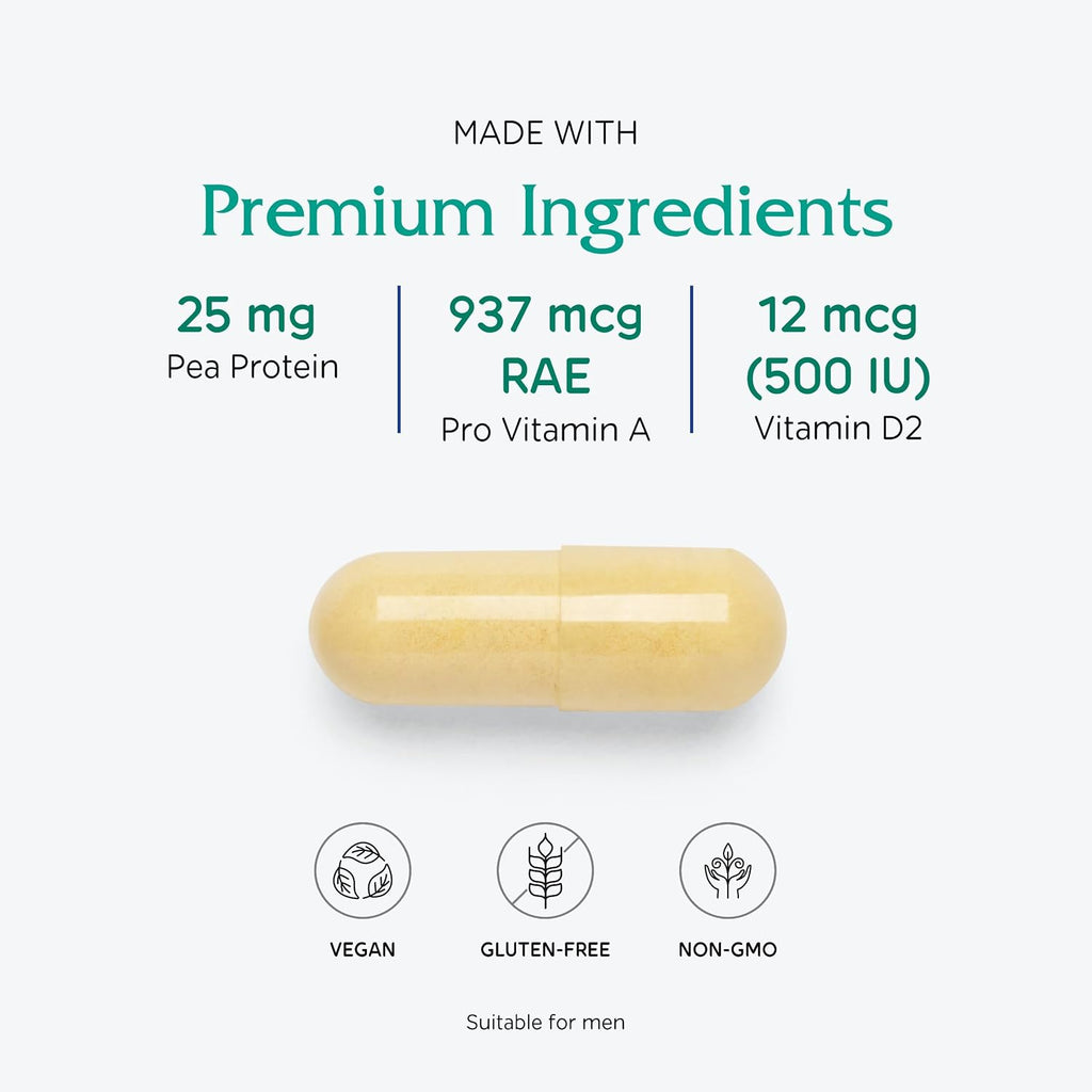 Vitanica Vegan Symmetry, Multivitamínico Vegano para Mujeres, Sin Hierro, Sin Gluten, 120 Cápsulas