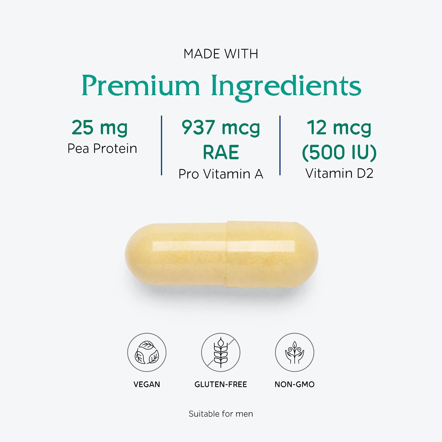 Vitanica Vegan Symmetry, Multivitamínico Vegano para Mujeres, Sin Hierro, Sin Gluten, 120 Cápsulas