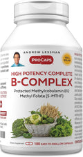 ANDREW LESSMAN High Potency B Complex - 180 Capsules