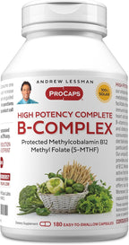 ANDREW LESSMAN High Potency B Complex - 180 Capsules
