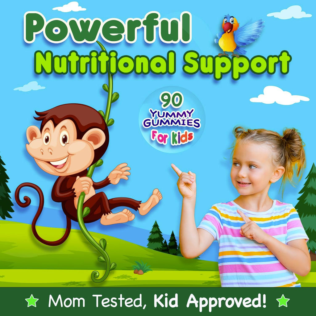 Infusions Super Green Gummies para Niños - 180 gominolas (pack de 2)