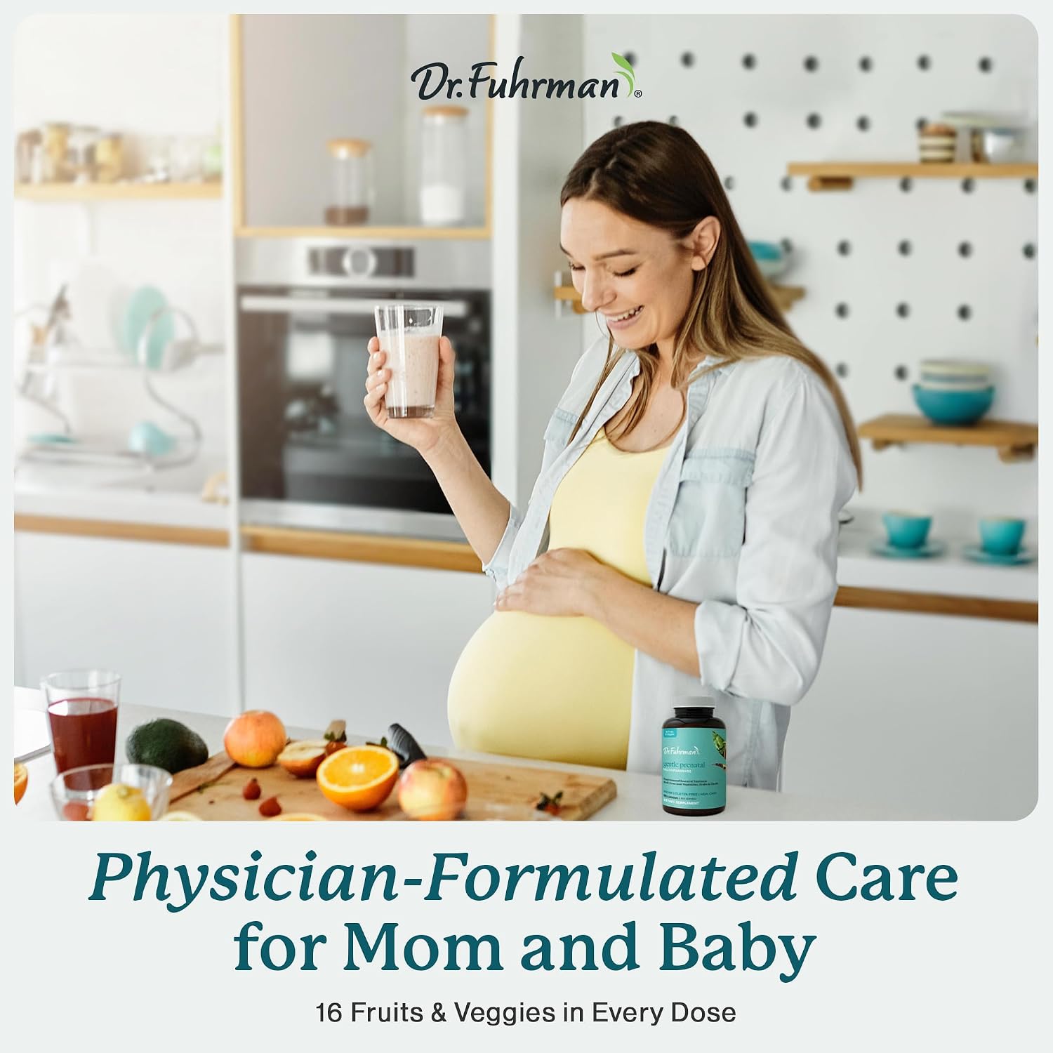 Vitaminas Prenatales Dr. Fuhrman - 120 Cápsulas con Folato Natural