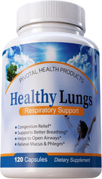 Healthy Lungs 120 Cápsulas - Suplemento para la Salud Pulmonar