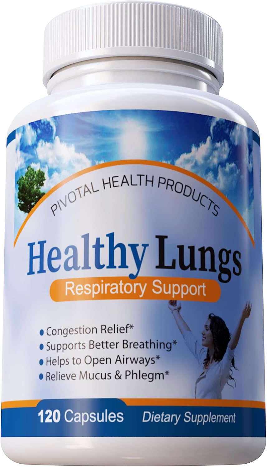 Healthy Lungs 120 Cápsulas - Suplemento para la Salud Pulmonar