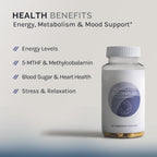 InfiniWell Complejo B Metilado - Vitaminas B Activas para Energía y Sistema Nervioso (90 Cápsulas)