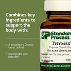 Standard Process Thymex - Suplemento con Extracto Cytosol de Timo para la Salud Inmunitaria - 90 Comprimidos
