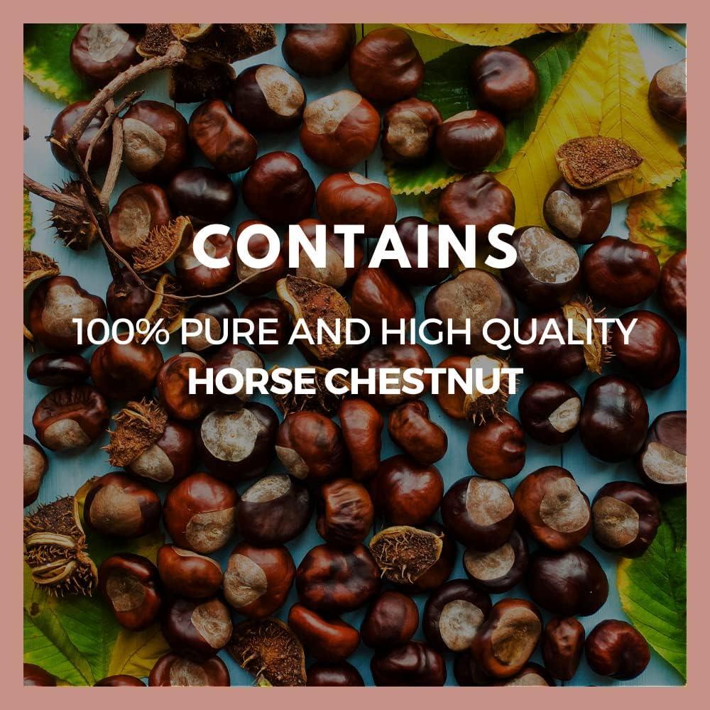 Extracto de Castaño de Indias con Aescin 20% - 1000mg, 60 Cápsulas Veganas