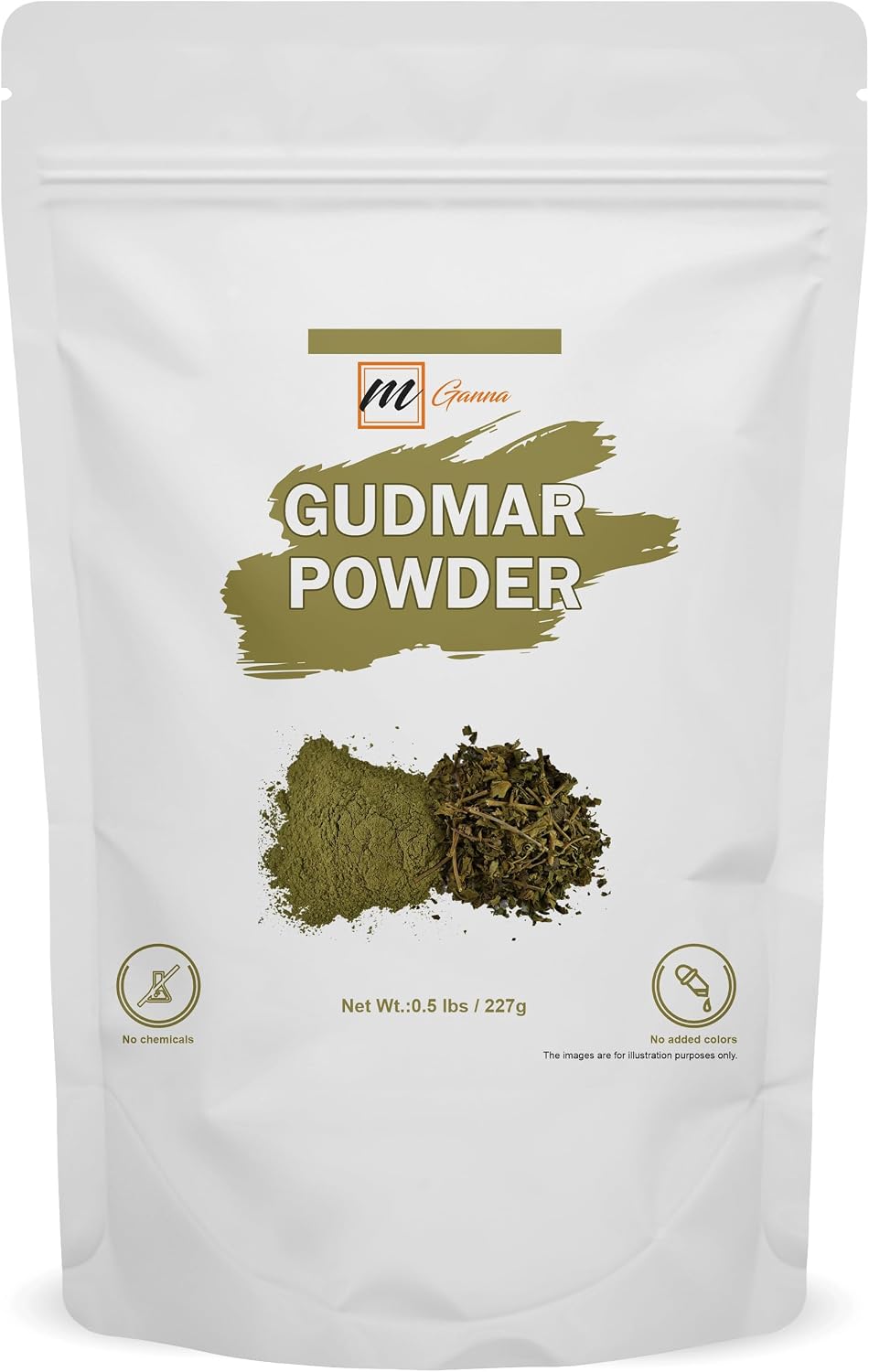 mGanna 100% Natural Pure Gudmar (Gymnema Sylvestre) Powder 227 g