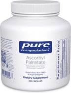 Pure Encapsulations Ascorbil Palmitato | Vitamina C | 180 Cápsulas