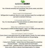 Mayan's Secret Camu Camu en Polvo Orgánico Certificado USDA - 99g (Pack de 2)