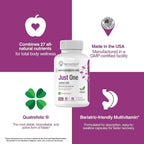 NatureGenX Just One Daily Methylated Multivitamin – Iron-Free – 60 Cápsulas (2 Meses)