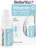 BetterYou D400 Infant Vitamin D Oral Spray - Vitamina D3 para Bebés