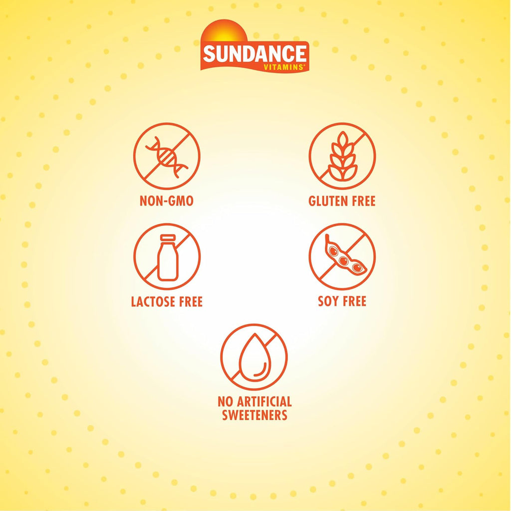 Sundance Multivitamínico Diario para Adultos | 60 Comprimidos | Alta Potencia | No GMO y Sin Gluten