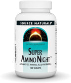 Source Naturals Super Amino Night – Fórmula Avanzada de Aminoácidos – 240 Comprimidos