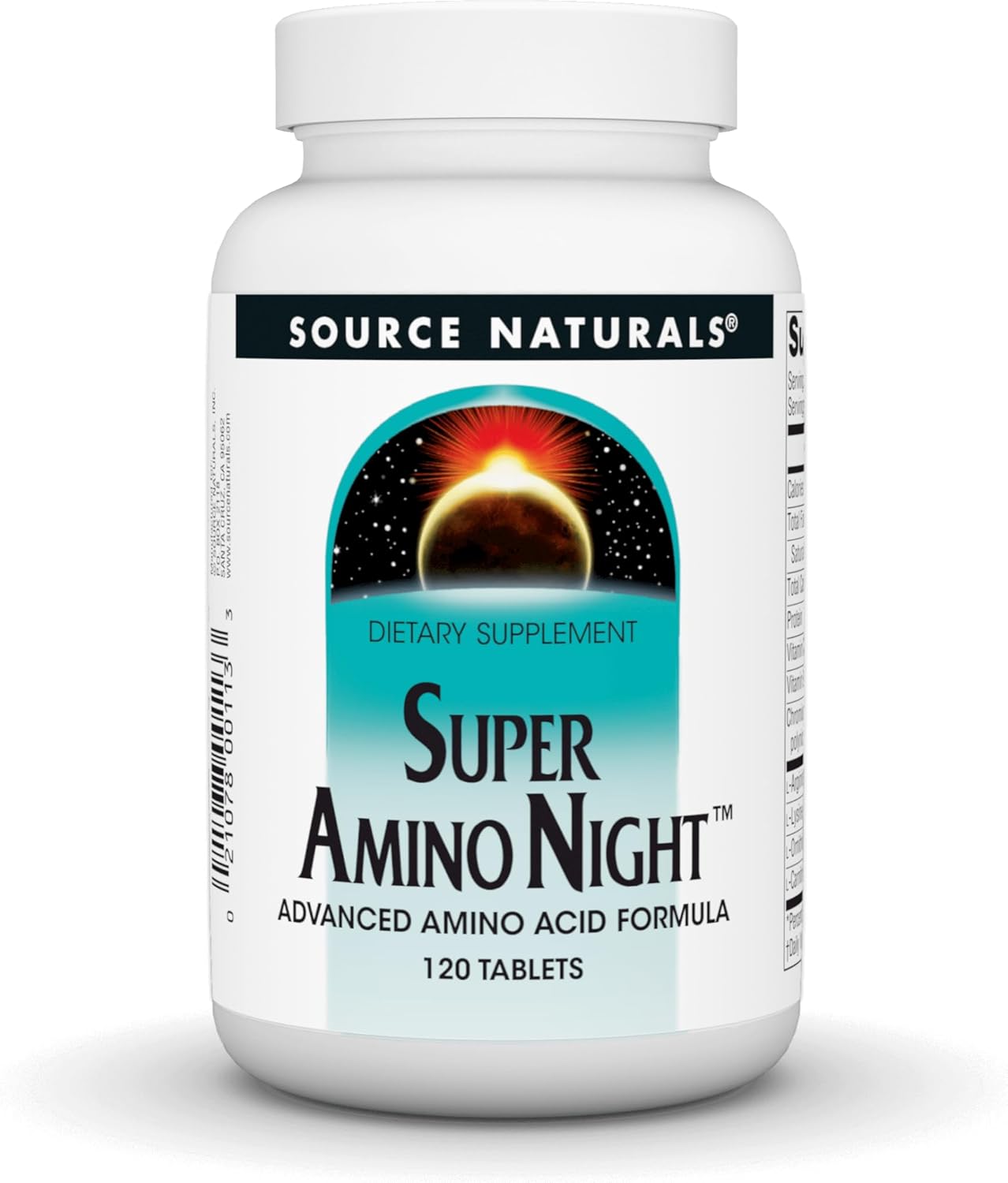 Source Naturals Super Amino Night – Fórmula Avanzada de Aminoácidos – 240 Comprimidos