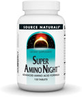 Source Naturals Super Amino Night - Fórmula Avanzada de Aminoácidos* - 120 Comprimidos
