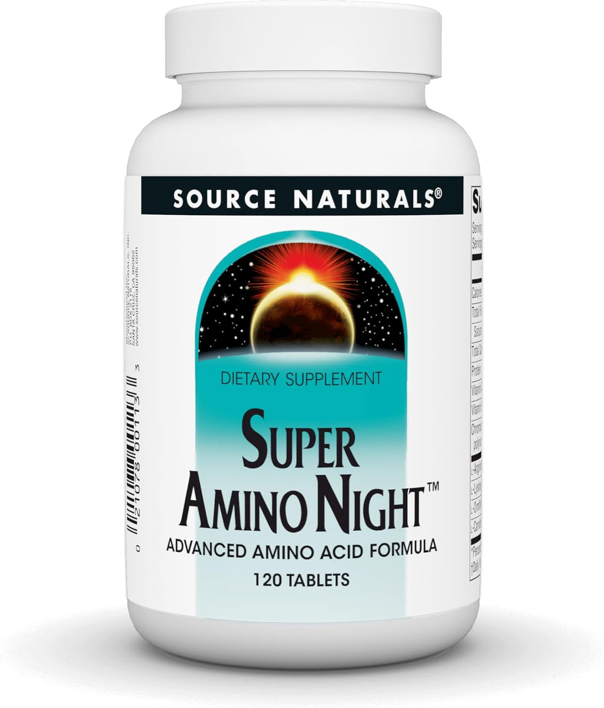 Source Naturals Super Amino Night - Fórmula – L-Arginina L-Piroglutamato: Esta forma combinada de L-Arginina y – Image 1