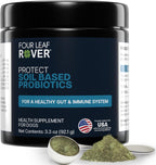 FOUR LEAF ROVER Protect – Probióticos para Perros con Prebióticos y Antioxidantes