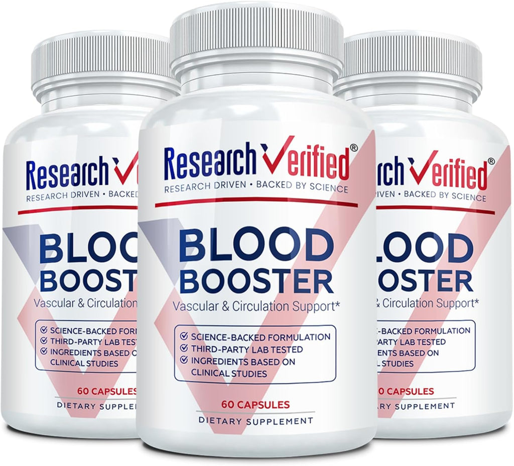 Research Verified Blood Booster - 180 Cápsulas (3 Meses)