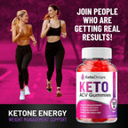 Keto Drops ACV Gummies - 3 Paquetes (180 Gominolas)