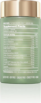 Halo Beauty Kiwi Seed Booster - Suplemento para la piel con kiwi, vitaminas C, D3, MSM y zinc, cápsulas veganas (30 unidades)