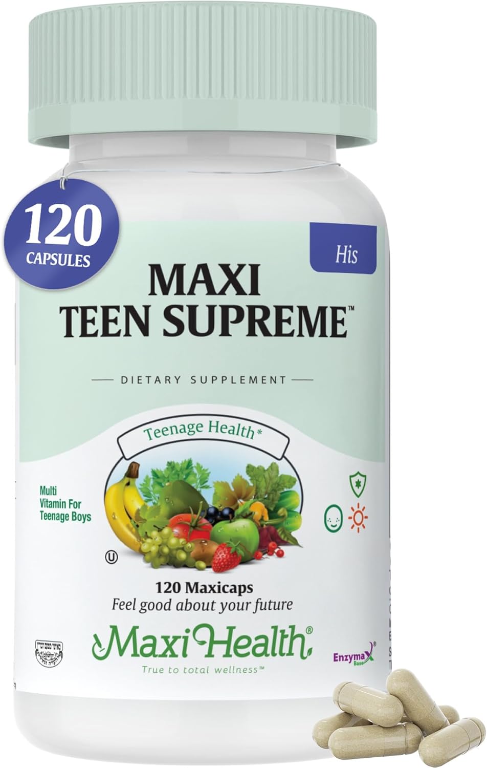 Maxi Health Multivitamínico para Chicas Adolescentes 12-17 - 120 Comprimidos