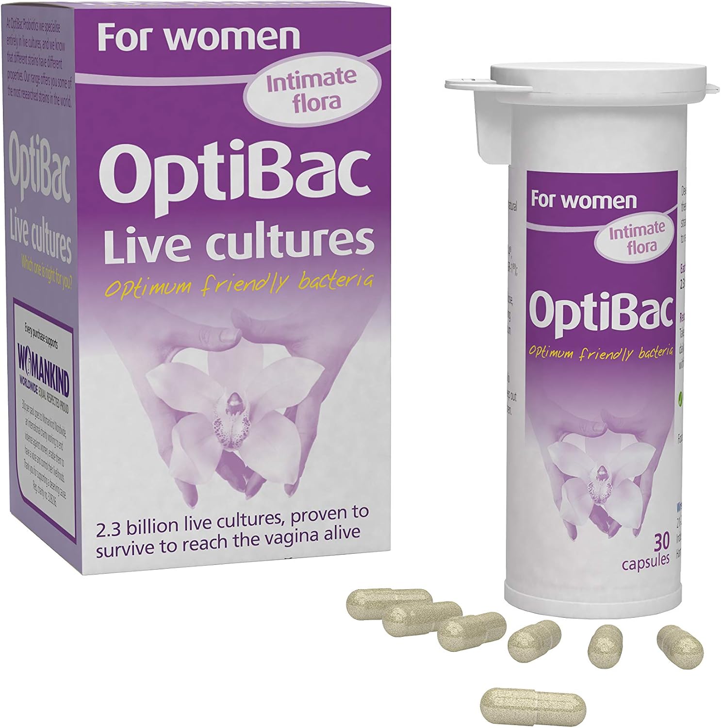 Probióticos para Mujer - 30 Cápsulas | Optibac