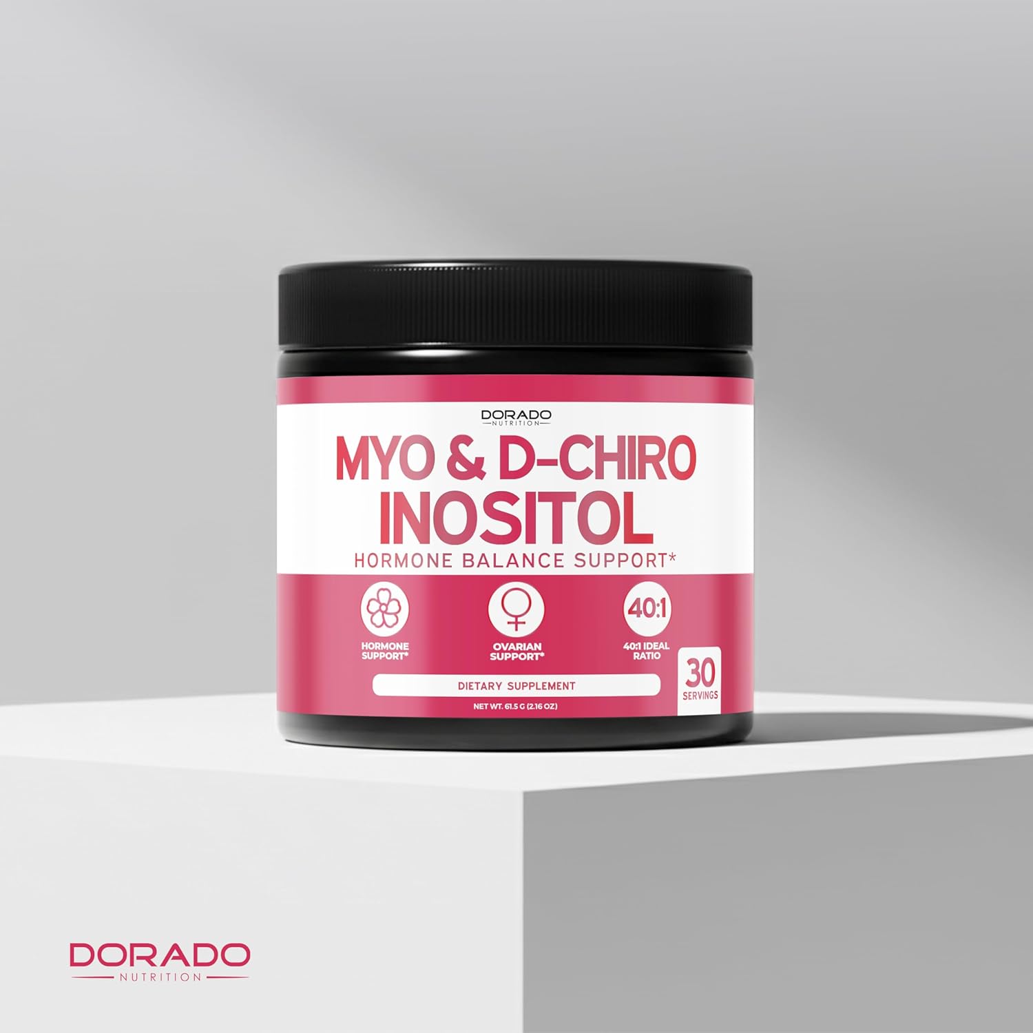 Myo-Inositol & D-Chiro Inositol en Polvo (2050mg por ración, Ratio 40:1, 30 días)