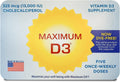 Maximum D3 13.000 UI, 5 Cápsulas (Suministro para 5 Semanas)