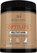 OptiLife Multivitamínico en Polvo para Perros - con Probióticos, Glucosamina, para Apoyo Articular y Digestivo (60 dosis)