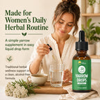 Tintura de Milenrama Orgánica - Extracto Líquido Sin Alcohol para Mujeres - 30 ml