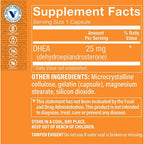 The Vitamin Shoppe DHEA 25 mg, 120 Capsules