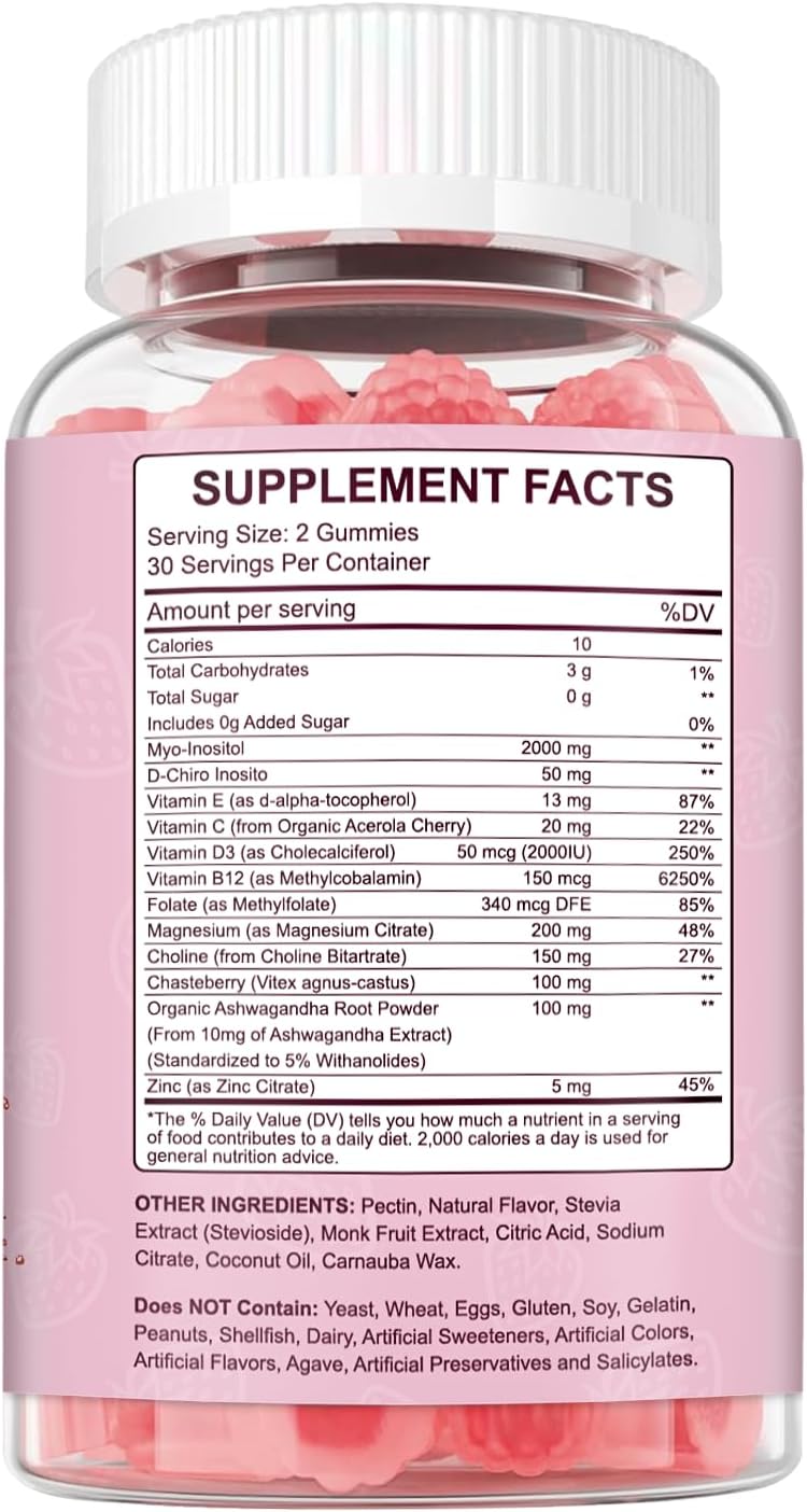 Myo-Inositol & D-Chiro Inositol Gummies 2000mg + 50mg | MICYDELAS