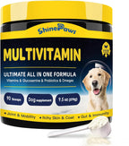 Multivitamínico en polvo para perros con probióticos, glucosamina y omega 3