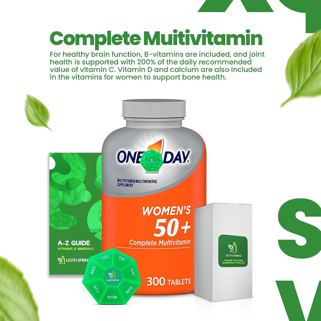 Women's 50+ Multivitamin 300 Tablets - LightSpring