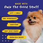 PupGrade Skin & Coat Supplement for Dogs, Duck Flavor – 60 Soft Chews | Supports Healthy Skin, Coat, and Immune Function - Rich in Natural Fish Oil, Omega Fatty Acids, and Vitamins