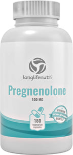 Brain & Hormone Support Pregnenolona - 180 Cápsulas Veganas