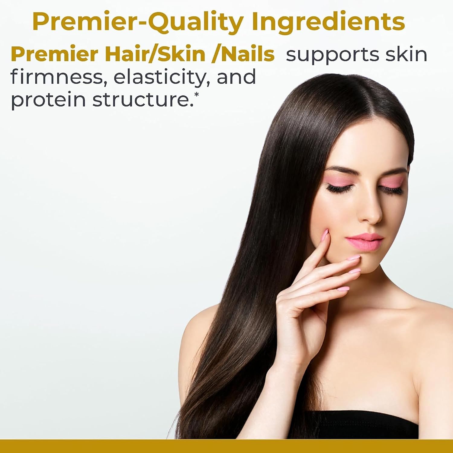Premier Research Labs Complemento para Cabello, Piel y Uñas con Queratina, Calcio y Magnesio - 60 Cápsulas Vegetarianas